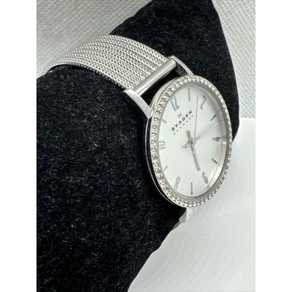 Skagen Denmark SKW2284 Women\'s Silver Stainless Steel Mesh Analog Watch AEA339 main image 8